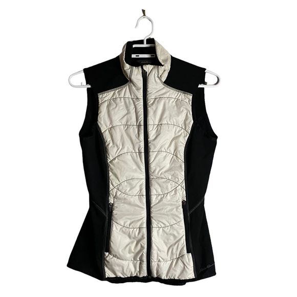 Eddie Bauer Jackets & Blazers - Eddie Bauer Women’s Black and White Full Zip Puffer Vest